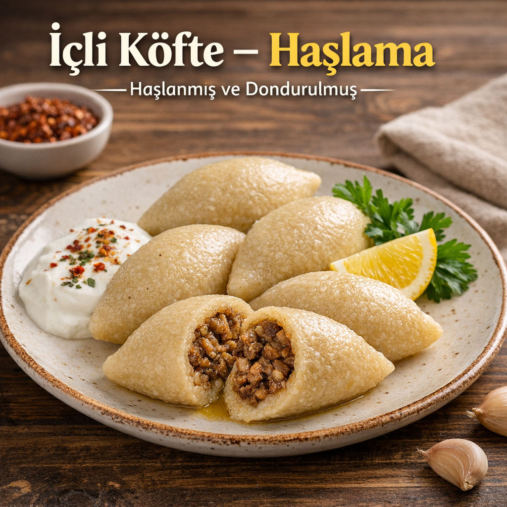 İçli Köfte – Haşlama (El Yapımı, Geleneksel Tarif)